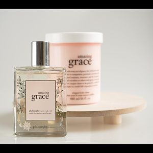 Amazing Grace - eau de parfum & the whipping body creme. Like new.